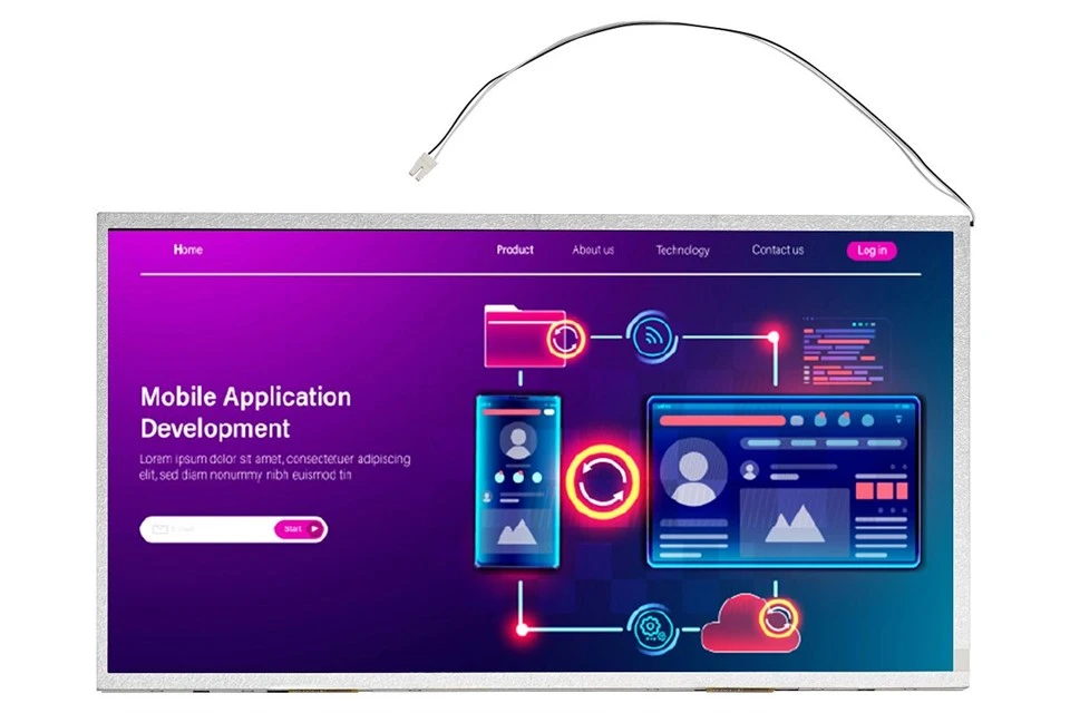 LCD displeyi yuqori aniqlik